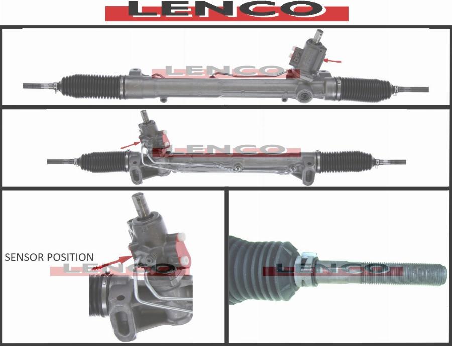Lenco SGA100L - Crémaillière de direction droxauto.com
