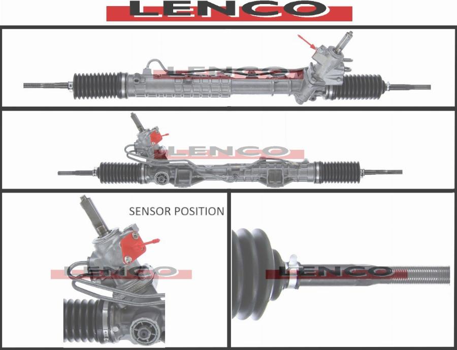 Lenco SGA378L - Crémaillière de direction droxauto.com