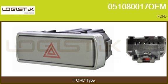 LGK 051080017OEM - Interrupteur de signal de détresse droxauto.com