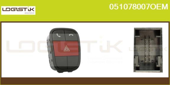 LGK 051078007OEM - Interrupteur de signal de détresse droxauto.com