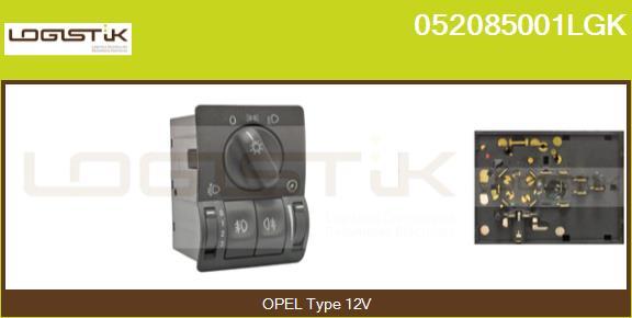 LGK 052085001LGK - Interrupteur, lumière principale droxauto.com