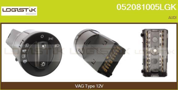 LGK 052081005LGK - Interrupteur, lumière principale droxauto.com