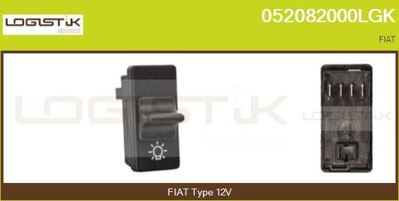 LGK 052082000LGK - Interrupteur, lumière principale droxauto.com