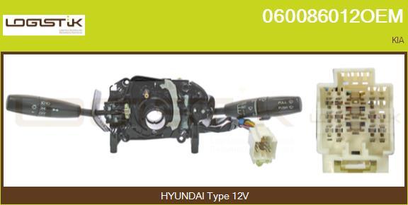 LGK 060086012OEM - Commutateur de colonne de direction droxauto.com