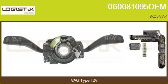 LGK 060081095OEM - Commutateur de colonne de direction droxauto.com