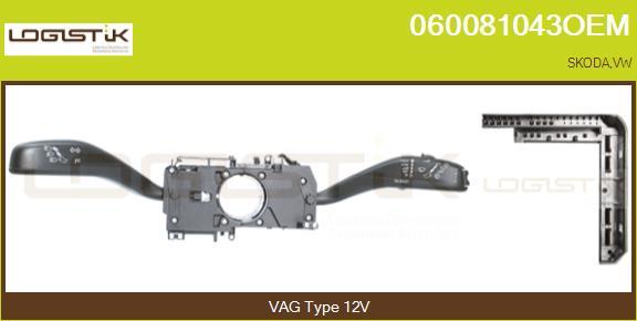 LGK 060081043OEM - Commutateur de colonne de direction droxauto.com