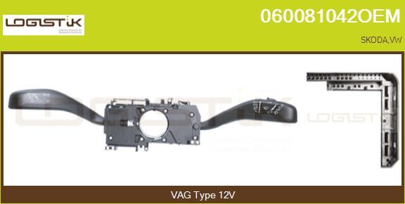 LGK 060081042OEM - Commutateur de colonne de direction droxauto.com