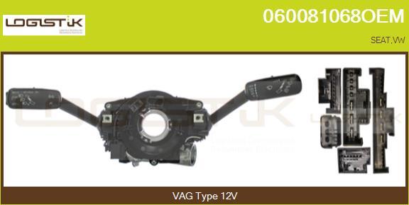 LGK 060081068OEM - Commutateur de colonne de direction droxauto.com