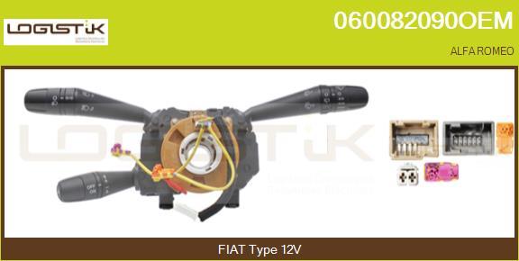 LGK 060082090OEM - Commutateur de colonne de direction droxauto.com