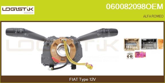 LGK 060082098OEM - Commutateur de colonne de direction droxauto.com