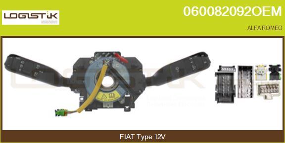 LGK 060082092OEM - Commutateur de colonne de direction droxauto.com