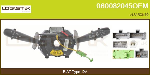 LGK 060082045OEM - Commutateur de colonne de direction droxauto.com