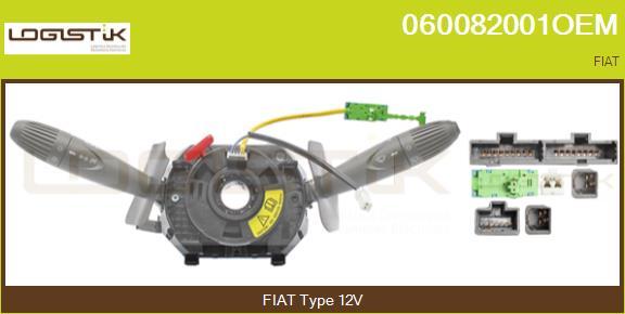 LGK 060082001OEM - Commutateur de colonne de direction droxauto.com