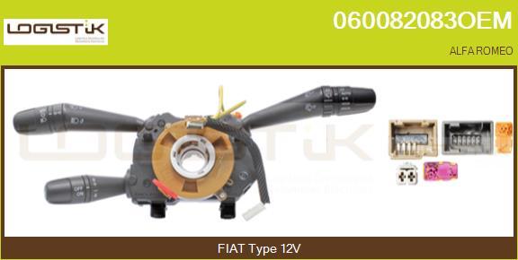 LGK 060082083OEM - Commutateur de colonne de direction droxauto.com