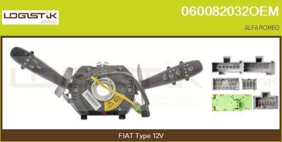 LGK 060082032OEM - Commutateur de colonne de direction droxauto.com