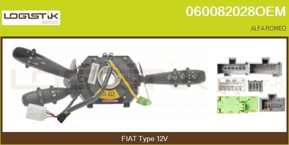 LGK 060082028OEM - Commutateur de colonne de direction droxauto.com