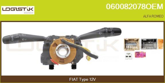 LGK 060082078OEM - Commutateur de colonne de direction droxauto.com