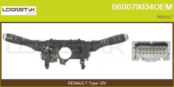 LGK 060079034OEM - Commutateur de colonne de direction droxauto.com