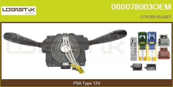 LGK 060078003OEM - Commutateur de colonne de direction droxauto.com