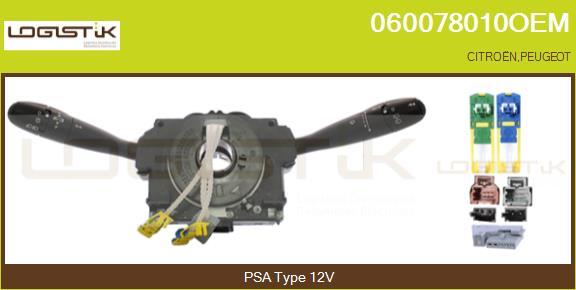 LGK 060078010OEM - Commutateur de colonne de direction droxauto.com