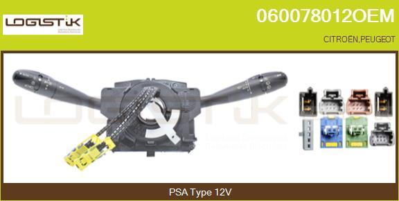 LGK 060078012OEM - Commutateur de colonne de direction droxauto.com