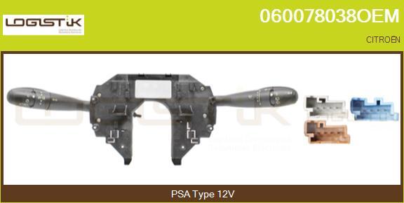 LGK 060078038OEM - Commutateur de colonne de direction droxauto.com