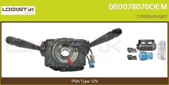 LGK 060078076OEM - Commutateur de colonne de direction droxauto.com