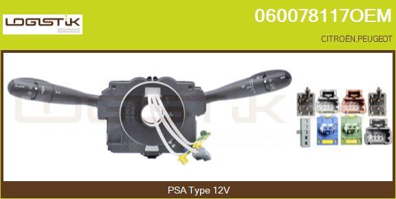 LGK 060078117OEM - Commutateur de colonne de direction droxauto.com