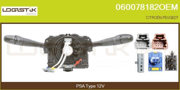 LGK 060078182OEM - Commutateur de colonne de direction droxauto.com