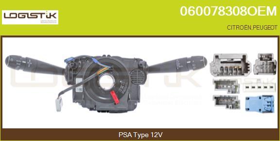 LGK 060078308OEM - Commutateur de colonne de direction droxauto.com