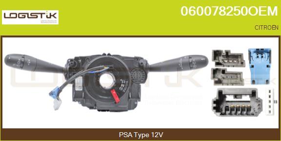 LGK 060078250OEM - Commutateur de colonne de direction droxauto.com