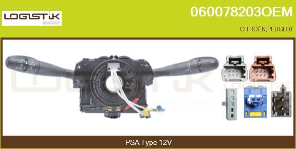 LGK 060078203OEM - Commutateur de colonne de direction droxauto.com