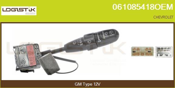 LGK 061085418OEM - Commutateur de colonne de direction droxauto.com