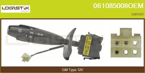 LGK 061085008OEM - Commutateur de colonne de direction droxauto.com