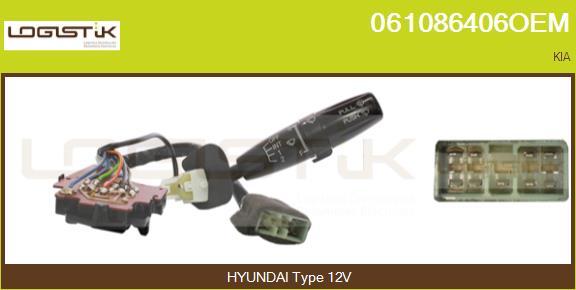 LGK 061086406OEM - Commutateur de colonne de direction droxauto.com