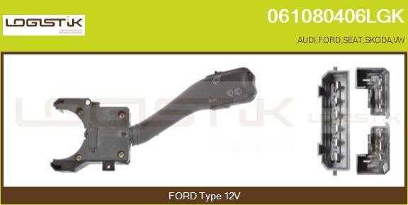 LGK 061080406LGK - Commutateur de colonne de direction droxauto.com