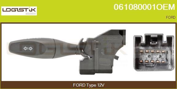 LGK 061080001OEM - Commutateur de colonne de direction droxauto.com