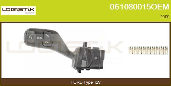 LGK 061080015OEM - Commutateur de colonne de direction droxauto.com