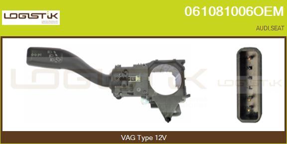 LGK 061081006OEM - Commutateur de colonne de direction droxauto.com