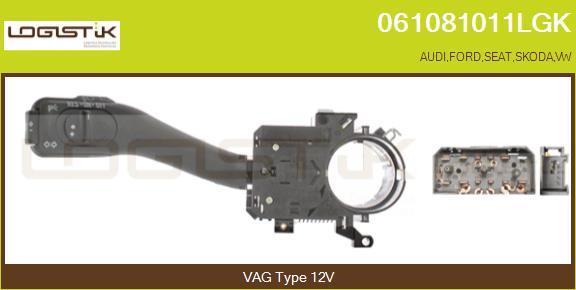 LGK 061081011LGK - Commutateur de colonne de direction droxauto.com