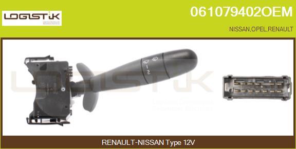 LGK 061079402OEM - Commutateur de colonne de direction droxauto.com