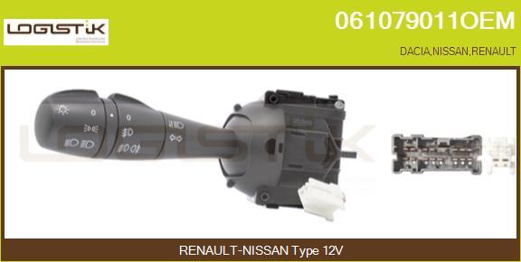 LGK 061079011OEM - Commutateur de colonne de direction droxauto.com