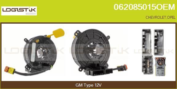 LGK 062085015OEM - Ressort tournant, Airbag droxauto.com