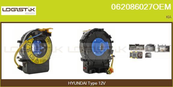 LGK 062086027OEM - Ressort tournant, Airbag droxauto.com