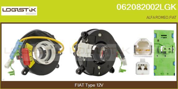 LGK 062082002LGK - Ressort tournant, Airbag droxauto.com
