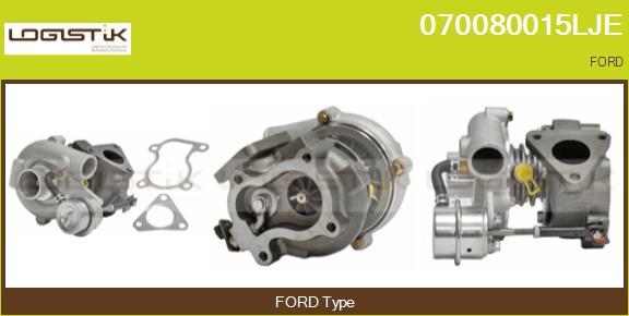 LGK 070080015LJE - Turbocompresseur, suralimentation droxauto.com