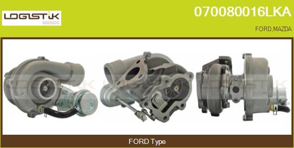 LGK 070080016LKA - Turbocompresseur, suralimentation droxauto.com