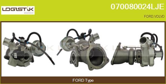 LGK 070080024LJE - Turbocompresseur, suralimentation droxauto.com