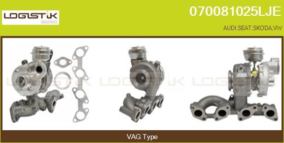 LGK 070081025LJE - Turbocompresseur, suralimentation droxauto.com