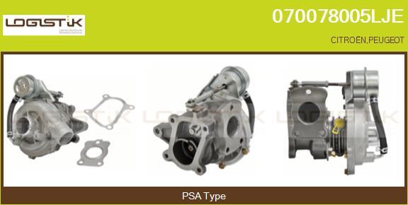 LGK 070078005LJE - Turbocompresseur, suralimentation droxauto.com